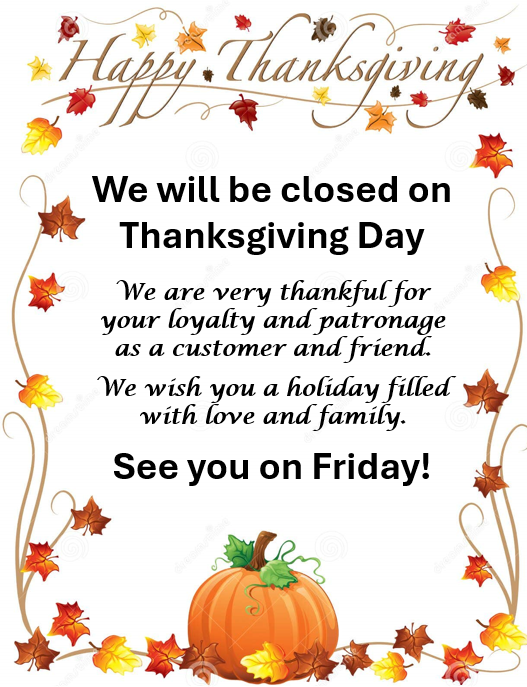 Thanksgiving flyer